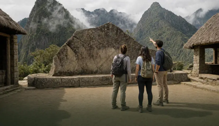 La Roca Sagrada en Machu Picchu