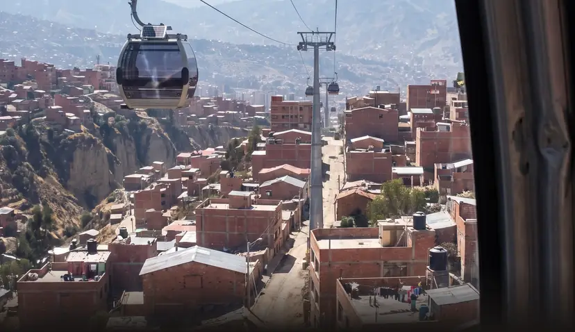 Teleféricos sobre La Paz