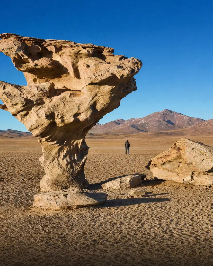 Árbol de Piedra en el Desierto de Siloli